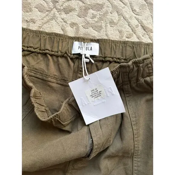 Pistola Anthropologie Women’s Pants Olive Green Size 30 NWT - Picture 7 of 8